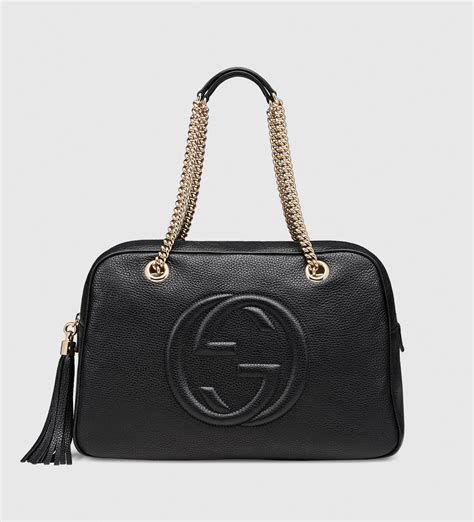 how does gucci get their leather|Gucci leather shoulder handbags.